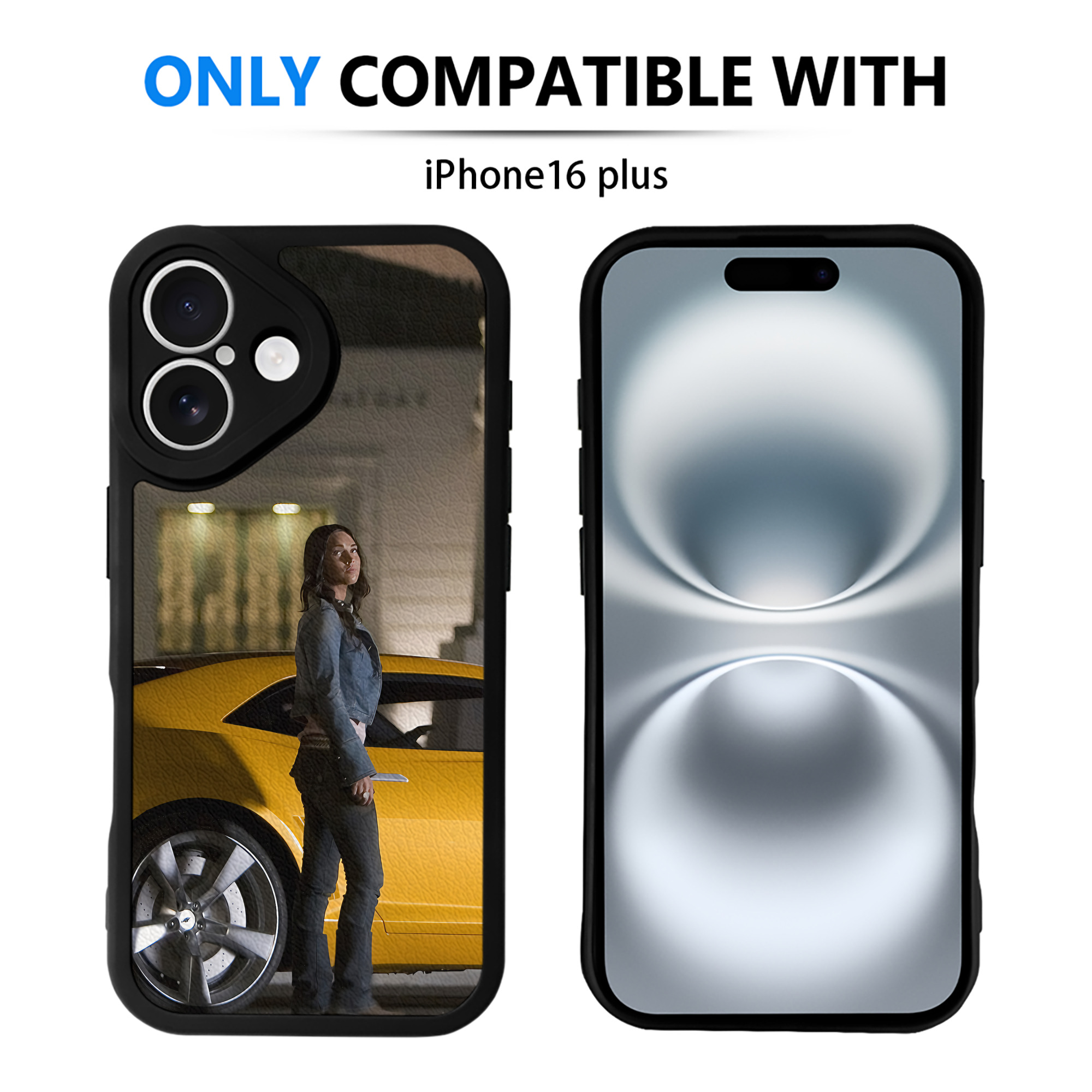 （画像用） Transformers トランスフォーマー 【iPhone 16シリーズ対応】シリコンスマホケース（レザー調） 材質：シリコン
